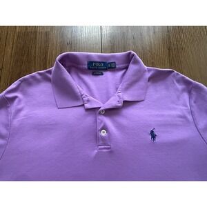 Polo Ralph Lauren Classic Fit Purple Polo Shirt Mens XL Short Sleeve‎ Cotton